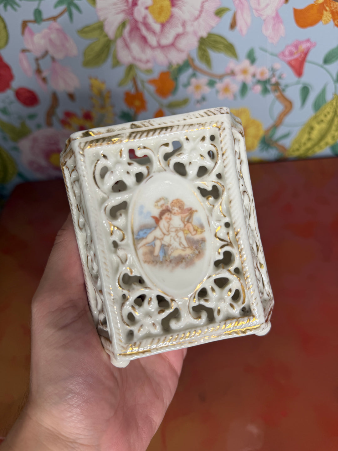 Vintage Triangle Trinket Dish