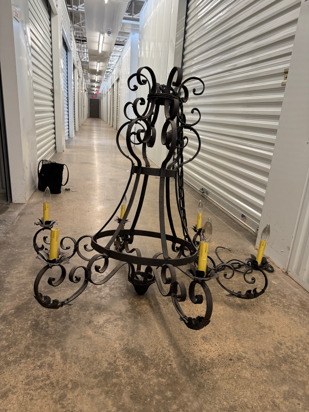 Iron Black Chandelier