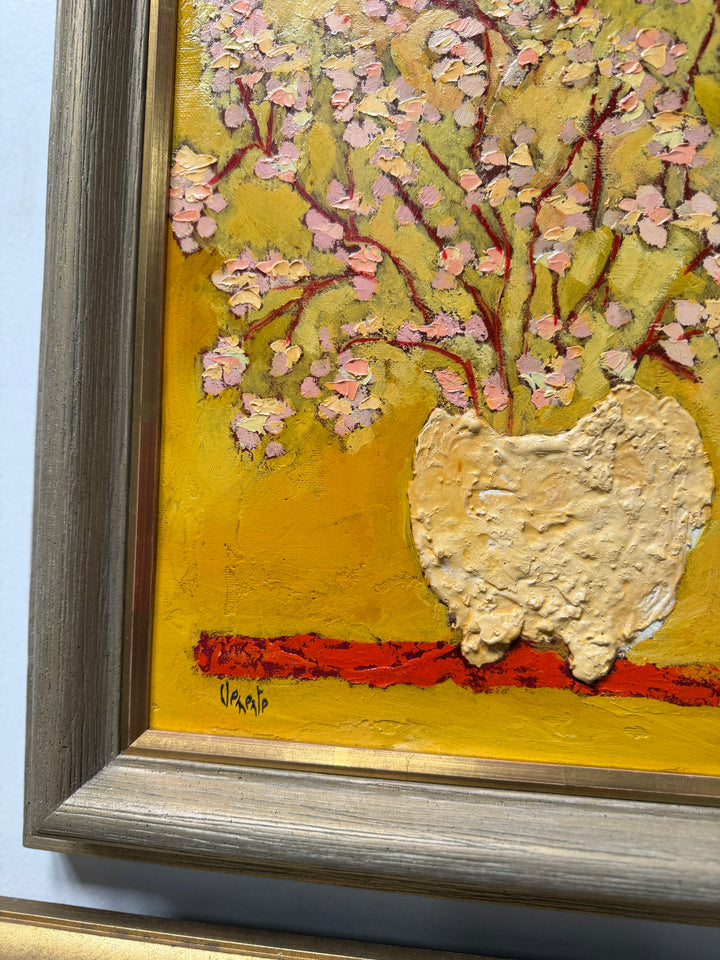 Clemente Minum - Floral Oil Painting