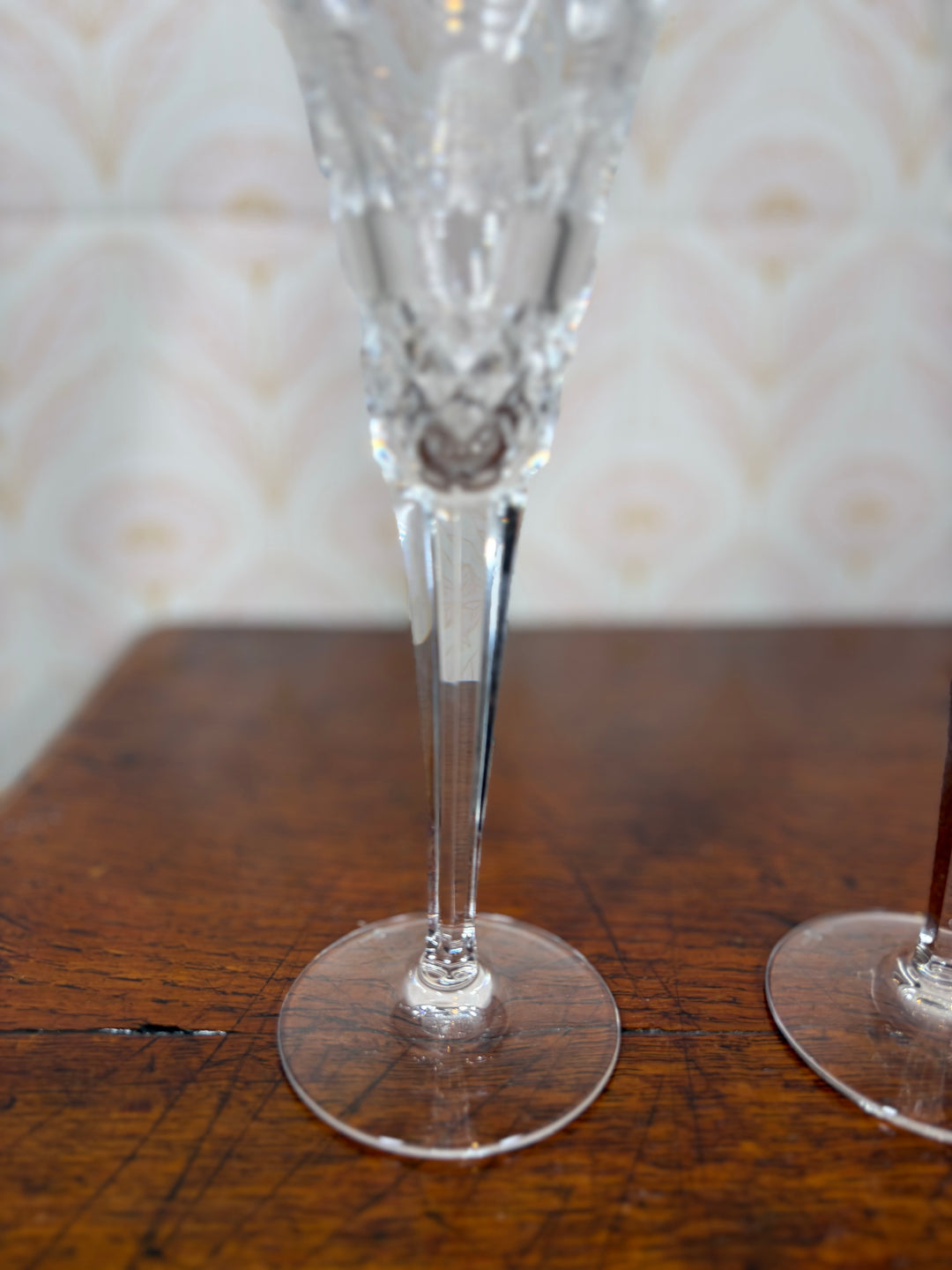 Pair of Waterford Champagne Flutes