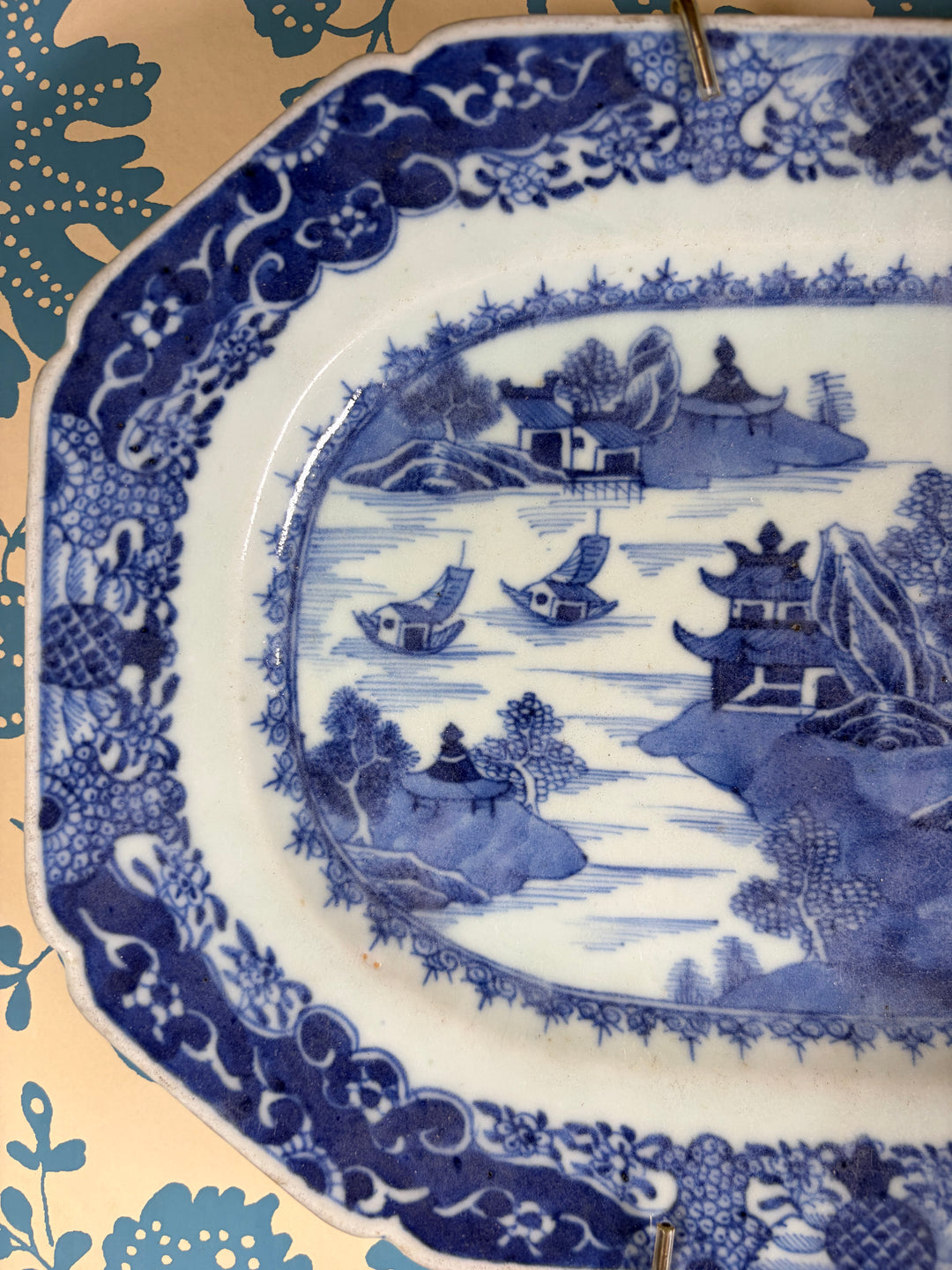 Blue Willow Antique Wall Plate (from Guest & Gray)