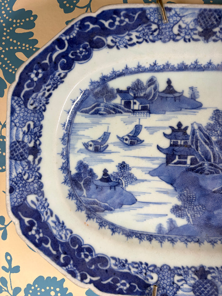 Blue Willow Antique Wall Plate (from Guest & Gray)