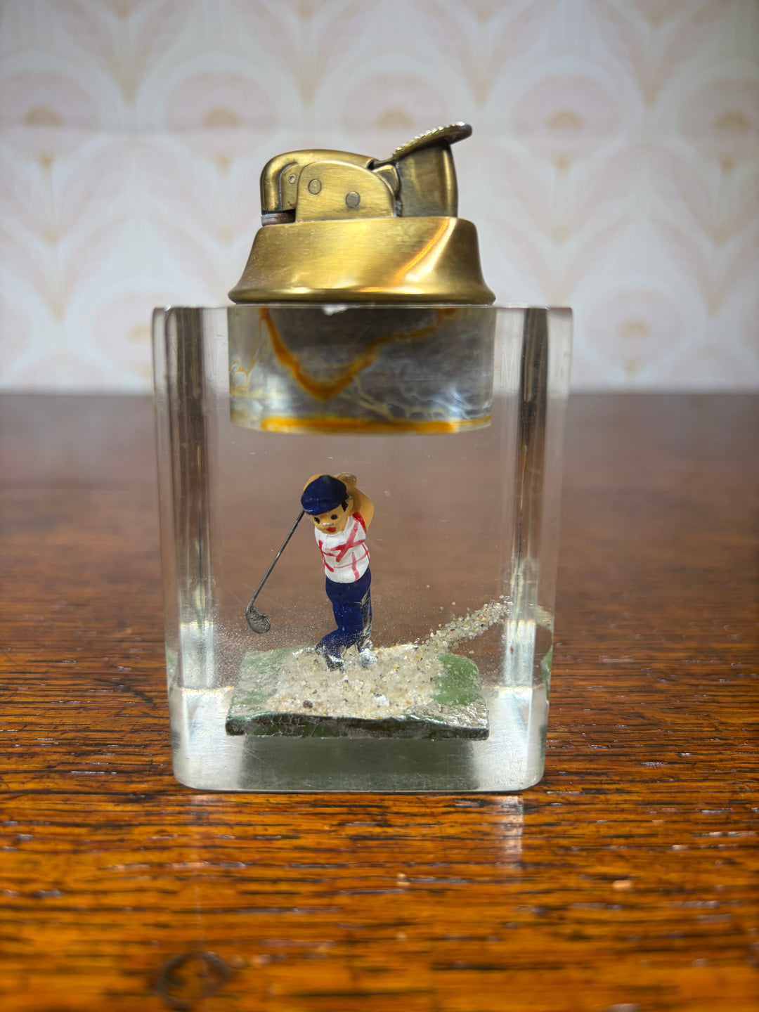 Vintage Golfer Cigarette Lighter
