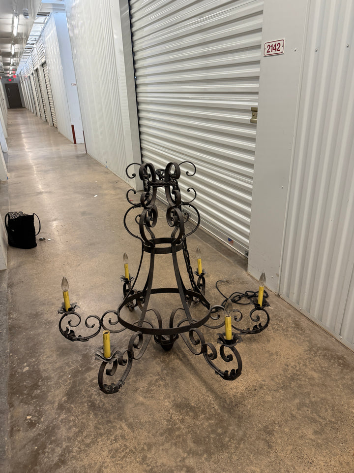 Iron Black Chandelier