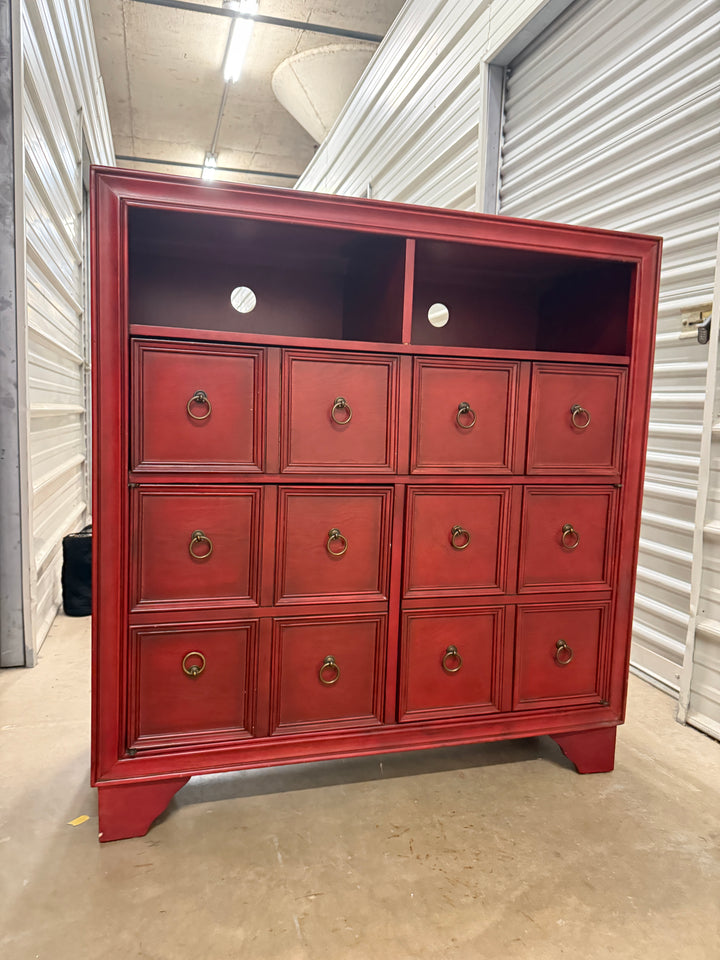 Coast to Coast Red Media Console