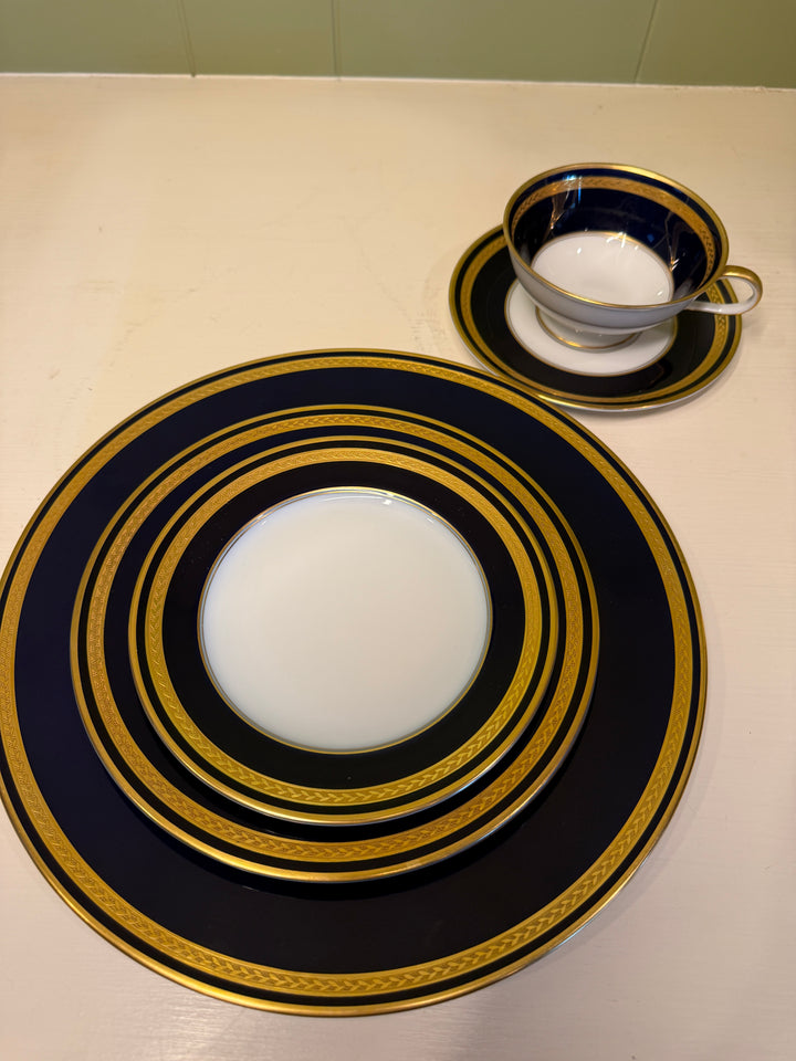 Rosenthal Cobalt Blue Set (10 dinner, 10 salad, 10 tea sets, 8 b&b)