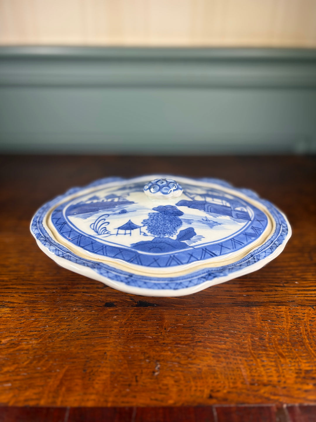 Blue Willow Bowl with Lid