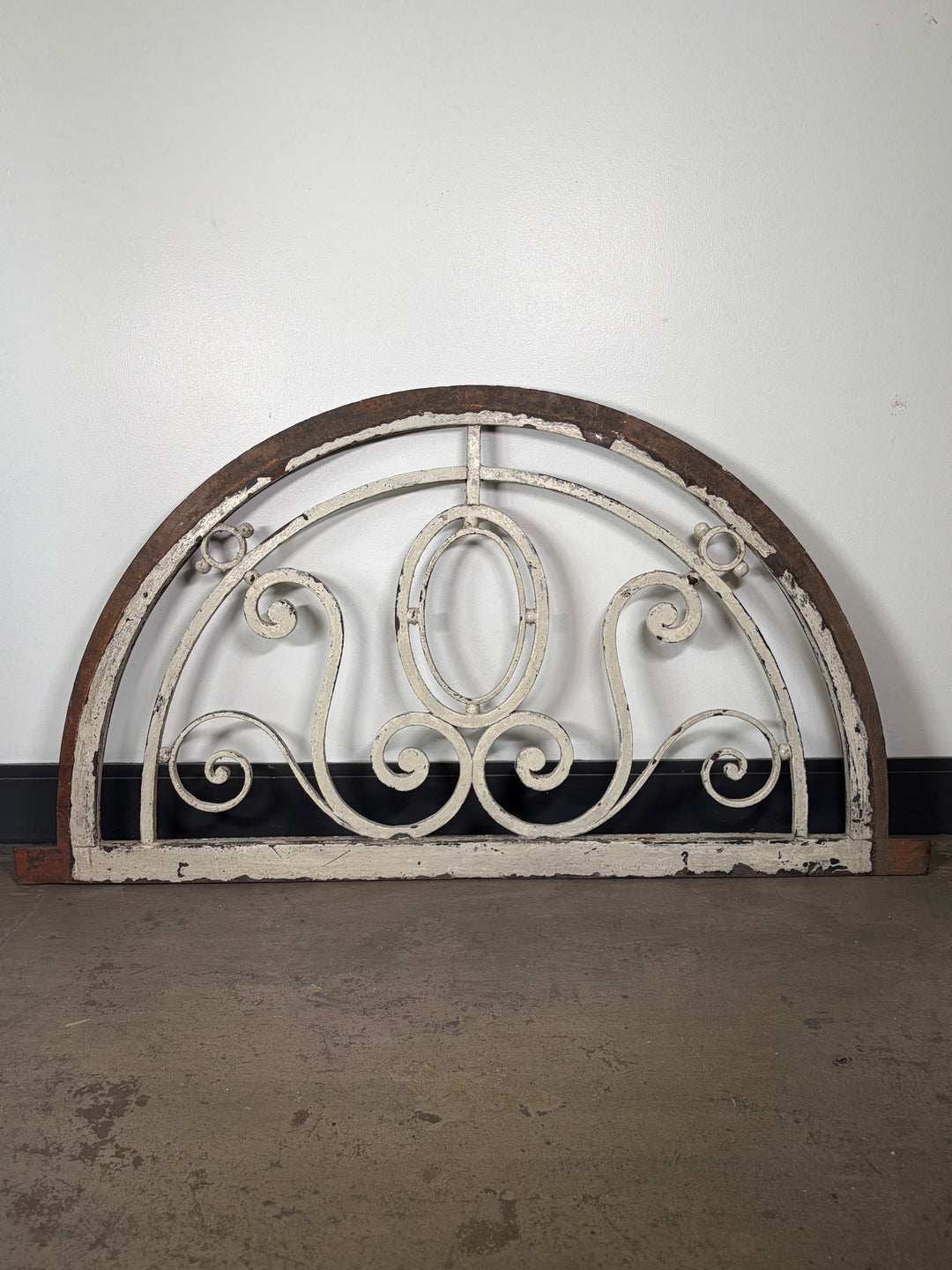 Wrought Iron Arched Transom