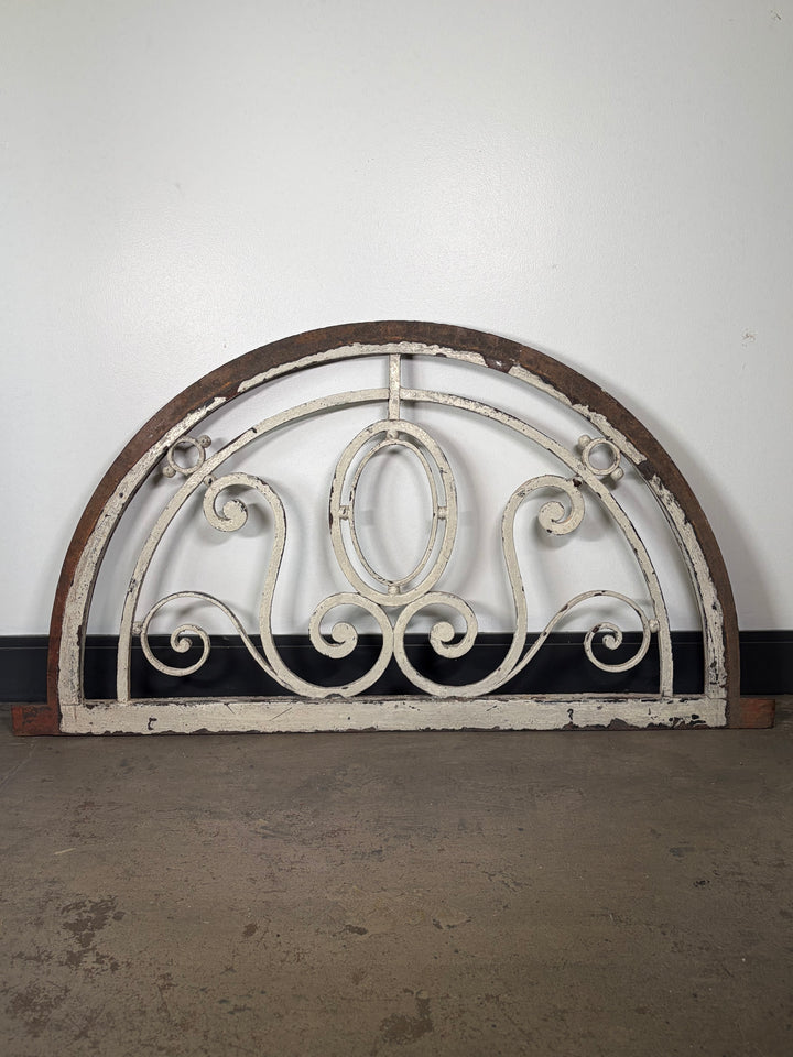 Wrought Iron Arched Transom