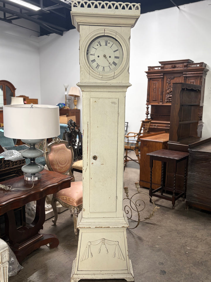 Antique Swedish Mora-Style Tall Case Clock