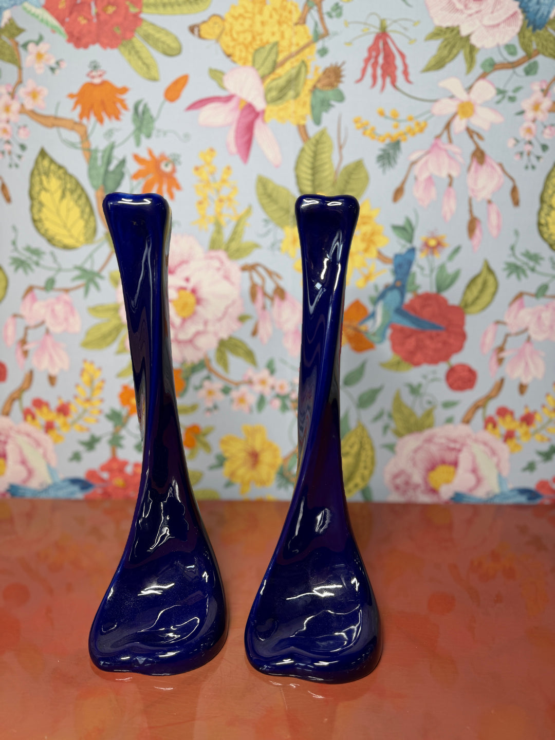 Vintage Elsa Peretti for Tiffany Blue Vases - 2 - Made in Italy