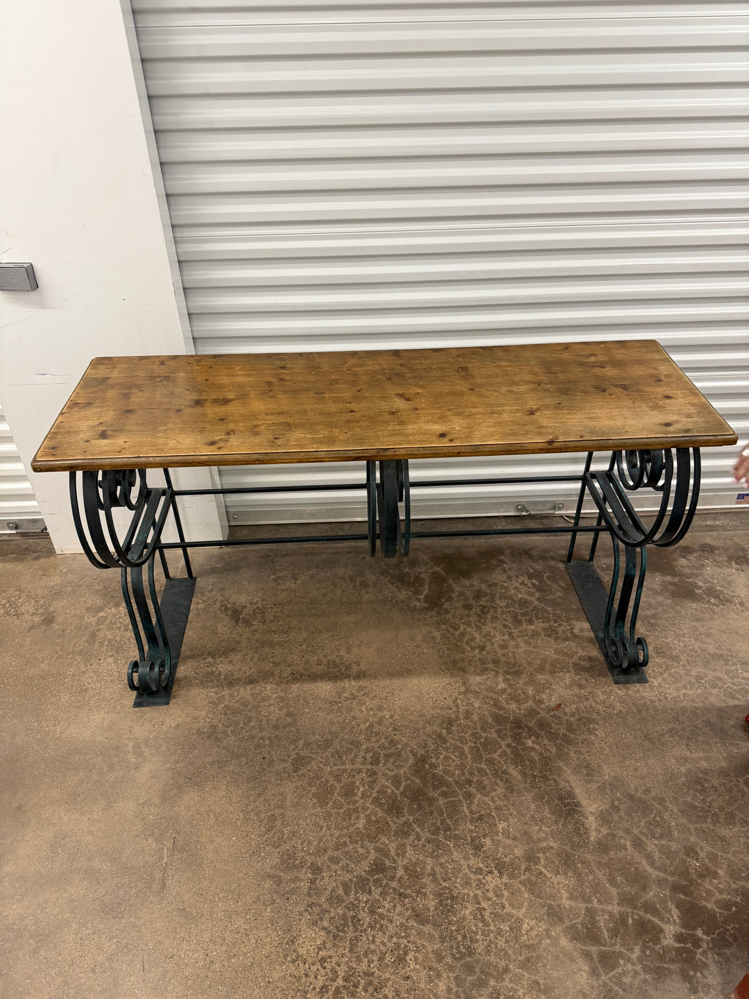 Iron & Wood Console Table