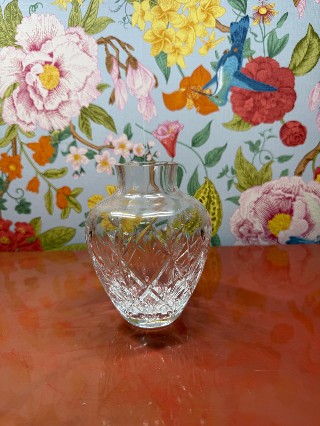 Cut Glass Vase