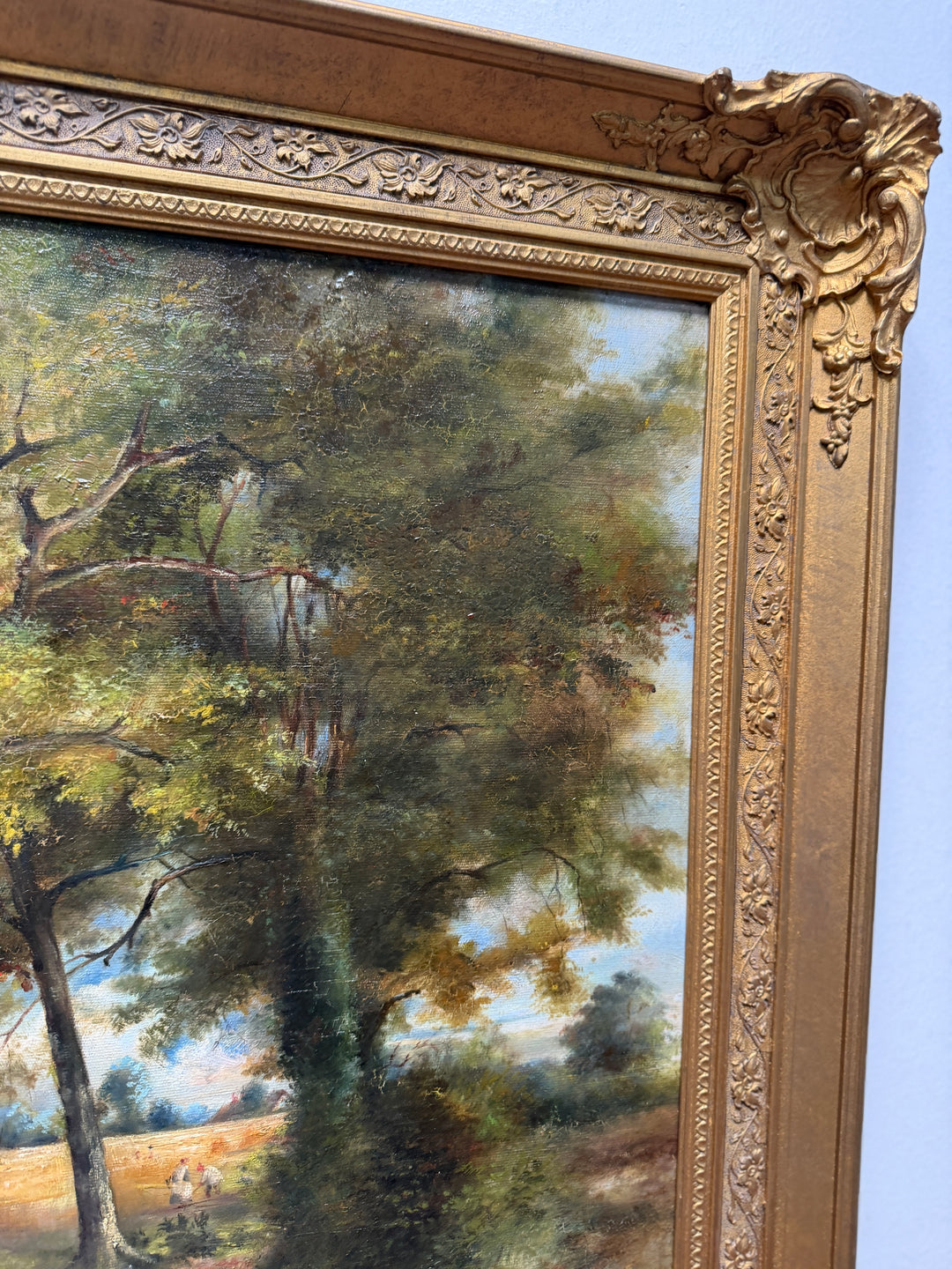 Oil Painting with Gilt Frame