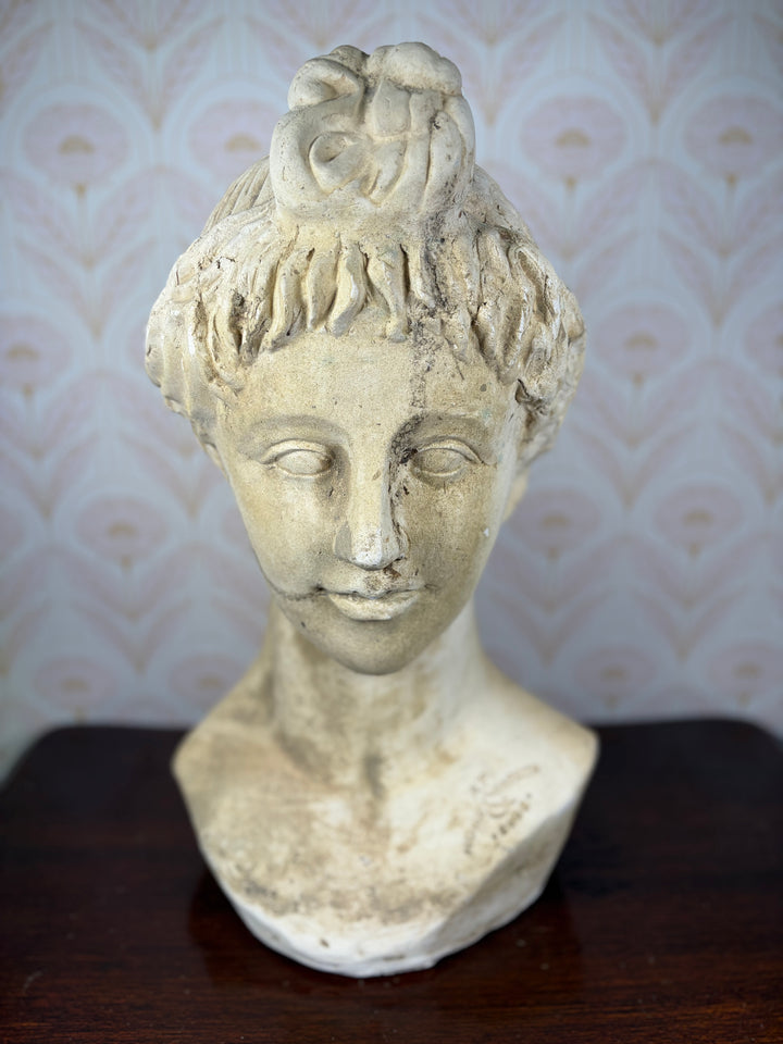 Neoclassical Female Bust Planter