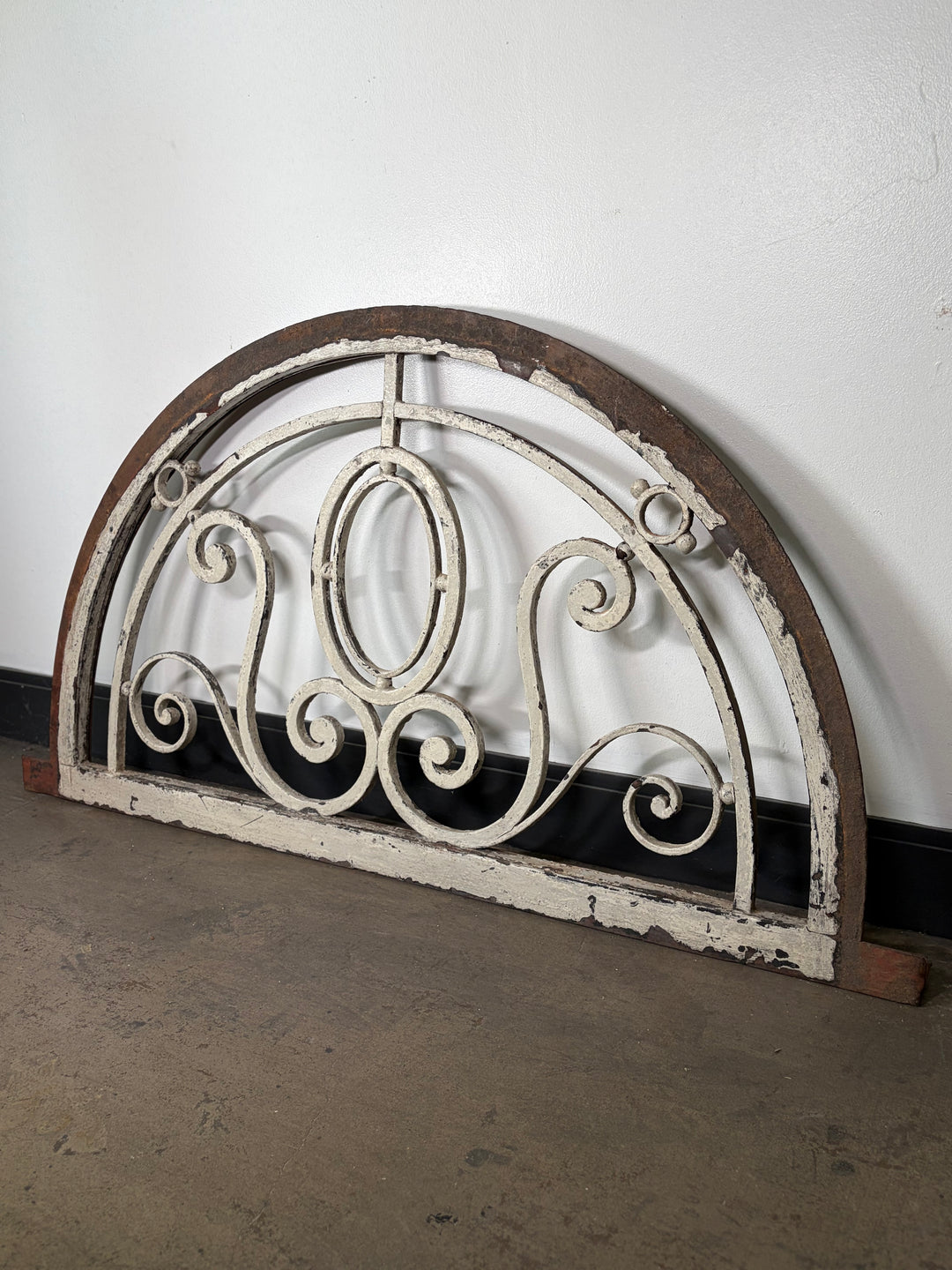 Wrought Iron Arched Transom