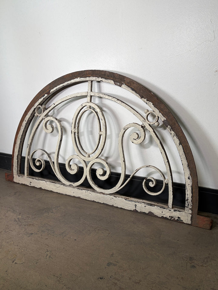 Wrought Iron Arched Transom