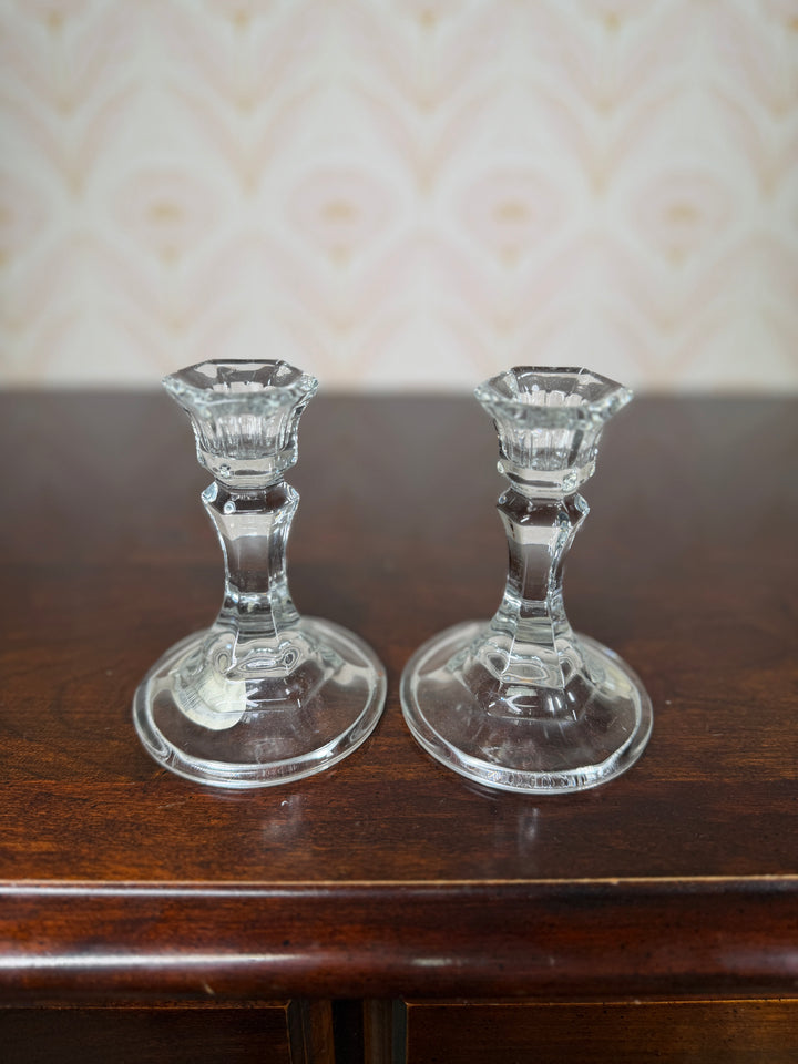 Crystal Candle Holder (pair)