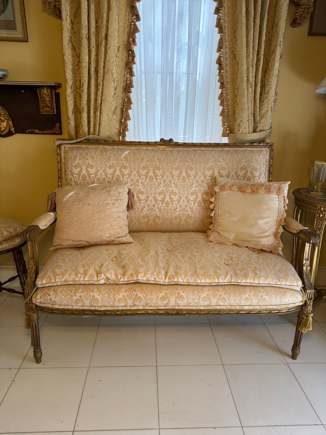 French Louis XVI Style Loveseat