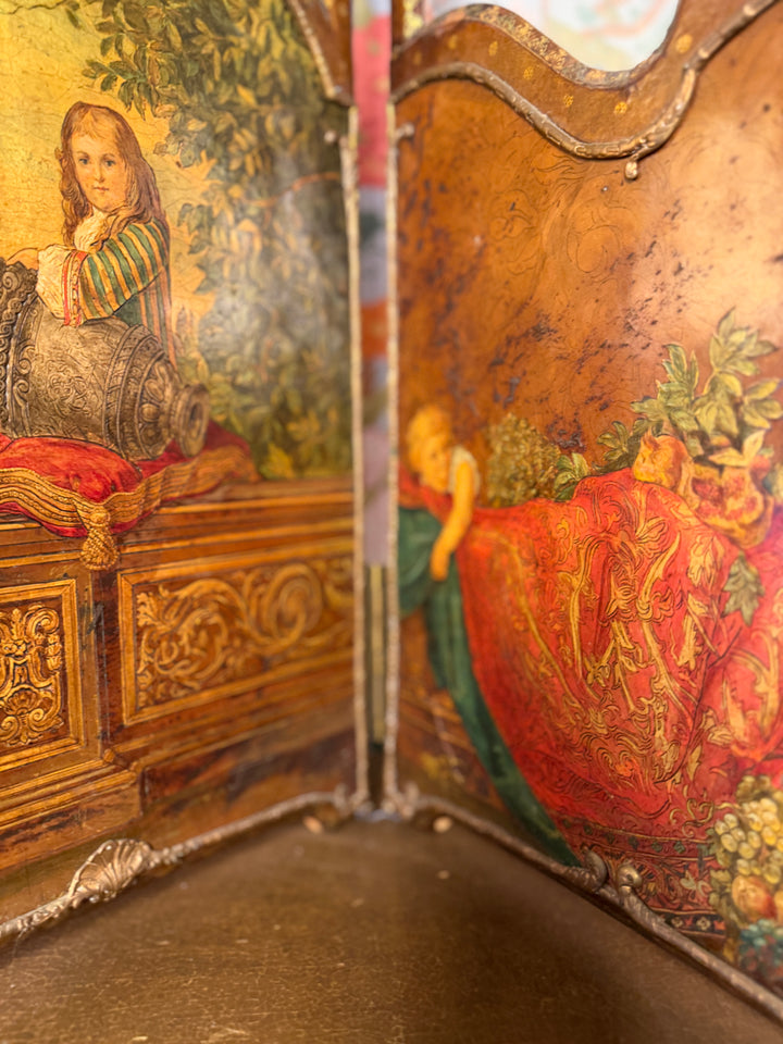 Louis XV Hand Painted Room Divider