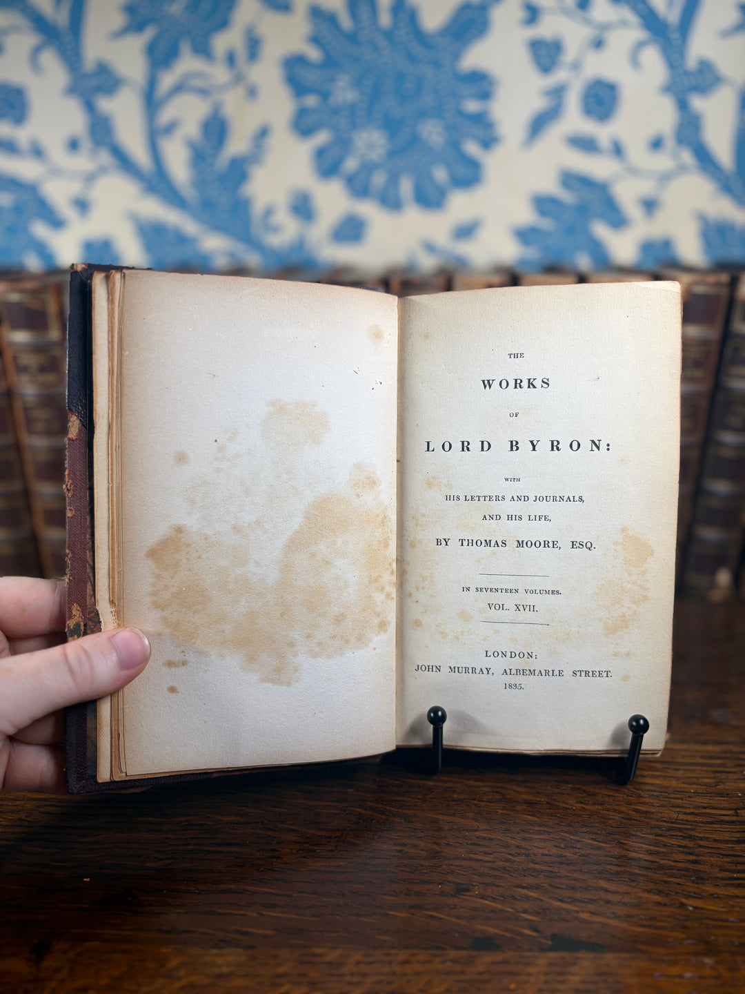 The Works of Lord Byron Volumes I-XVII