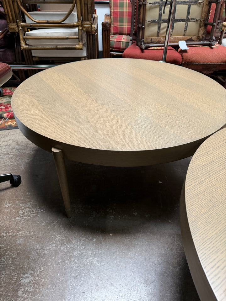 Large Round Double Coffee Tables
