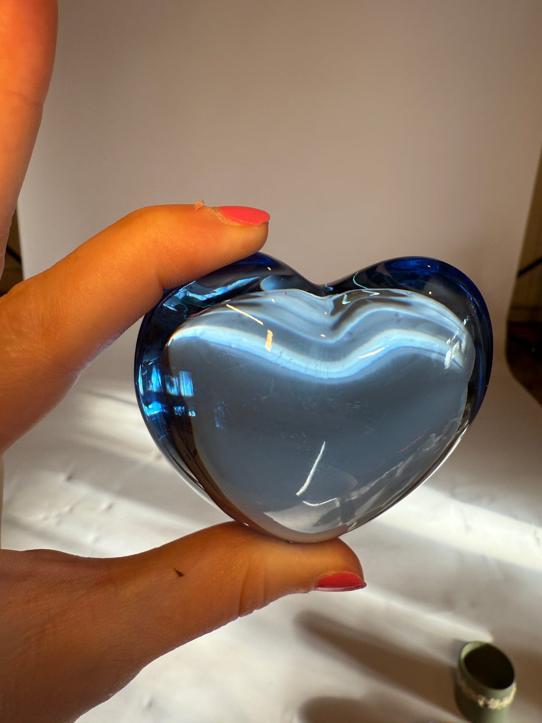 Baccarat Blue Amor Heart