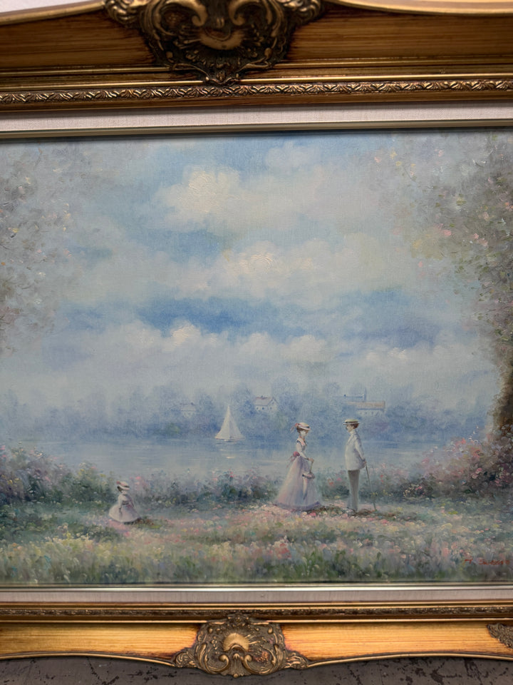 Light & Airy Landscape Original Oil Painting