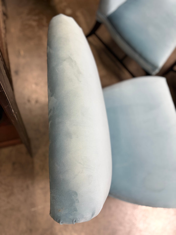 Vintage Barbara Barry Chairs with Ottoman