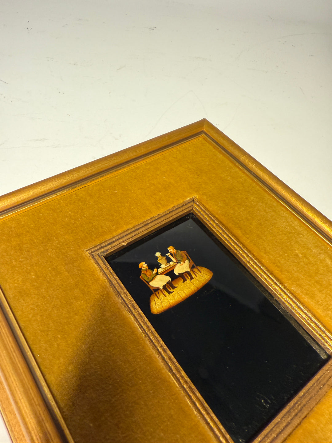 Pietra Dura People Plaque