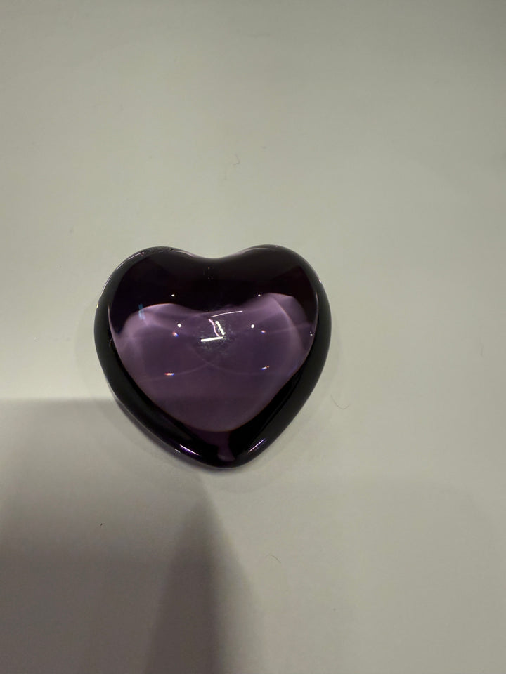 Baccarat Purple Amor Heart