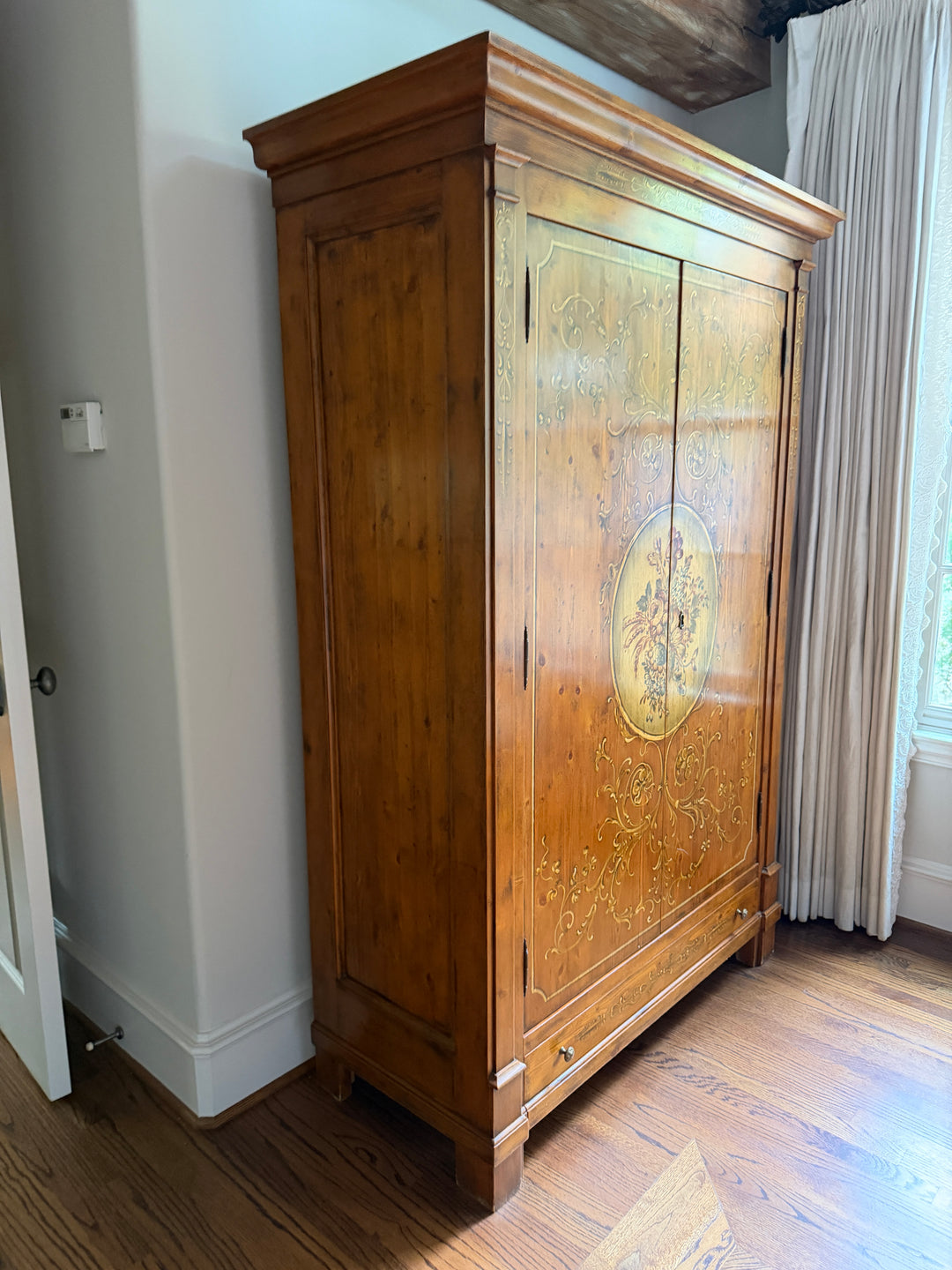 Adams Style Italian Vintage Armoire (Online Only Item)
