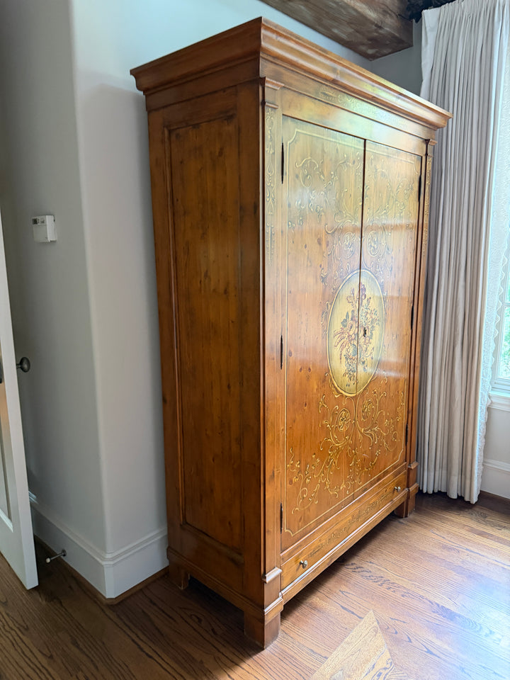 Adams Style Italian Vintage Armoire (Online Only Item)