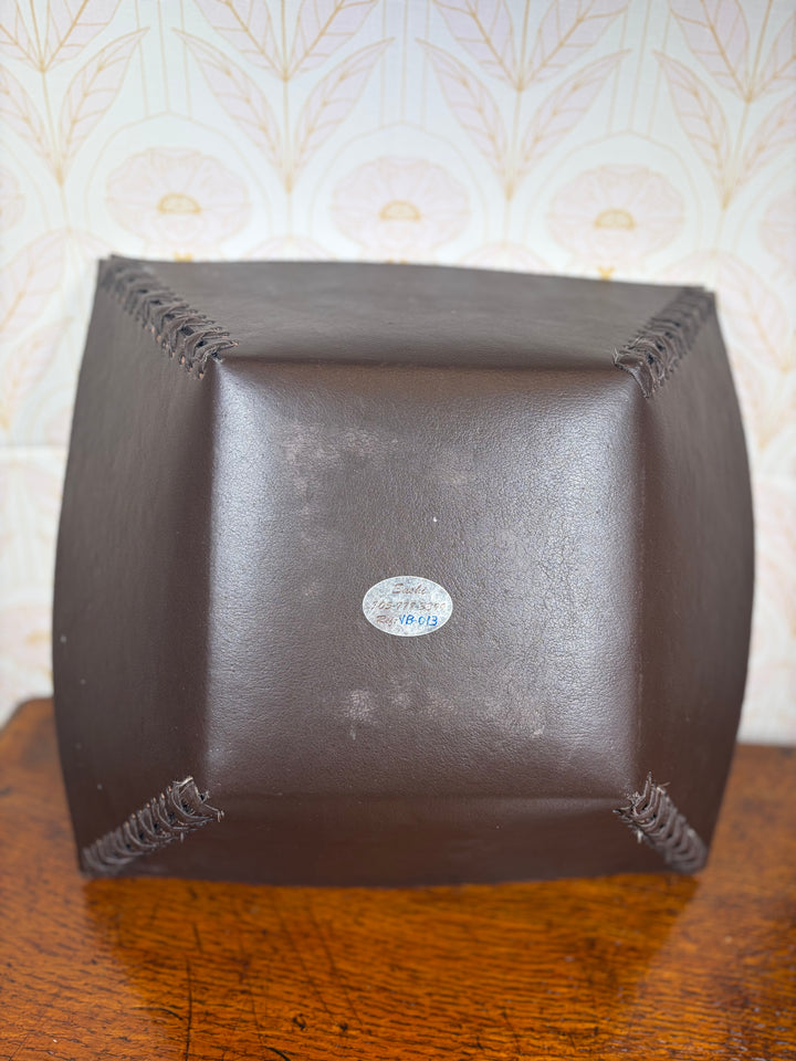 Cowhide Leather Bowl