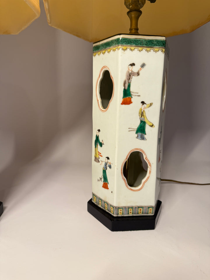 Chinese Porcelain Hat Stands/Lamps