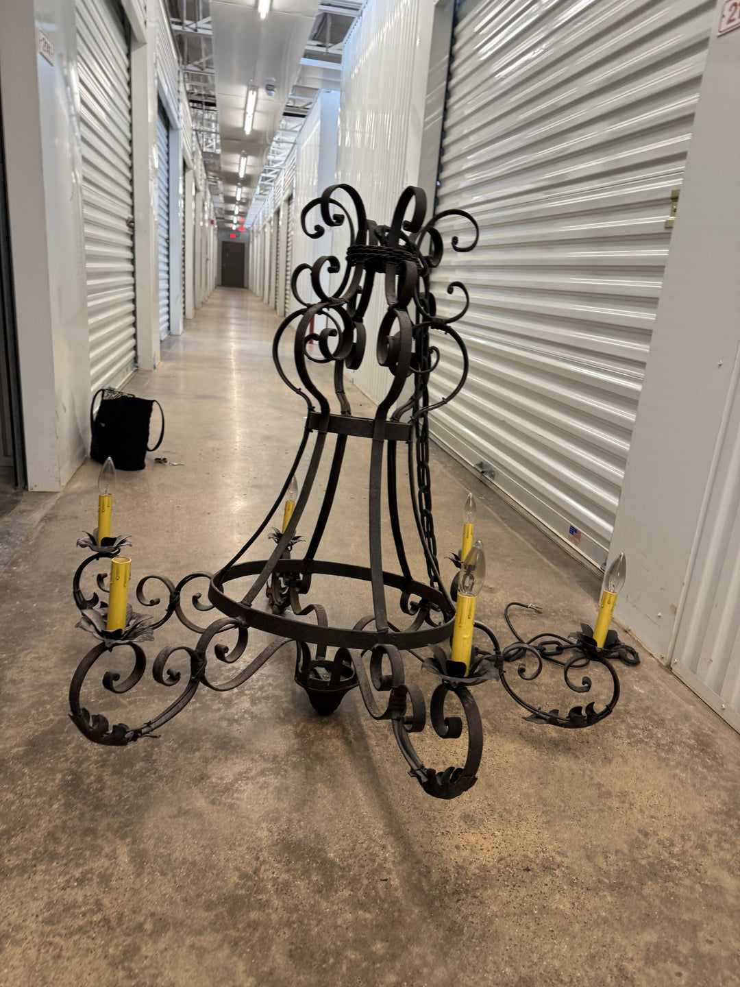 Iron Black Chandelier