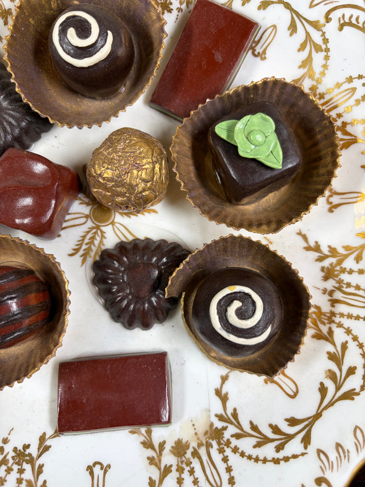 Handmade Art Chocolate Platter