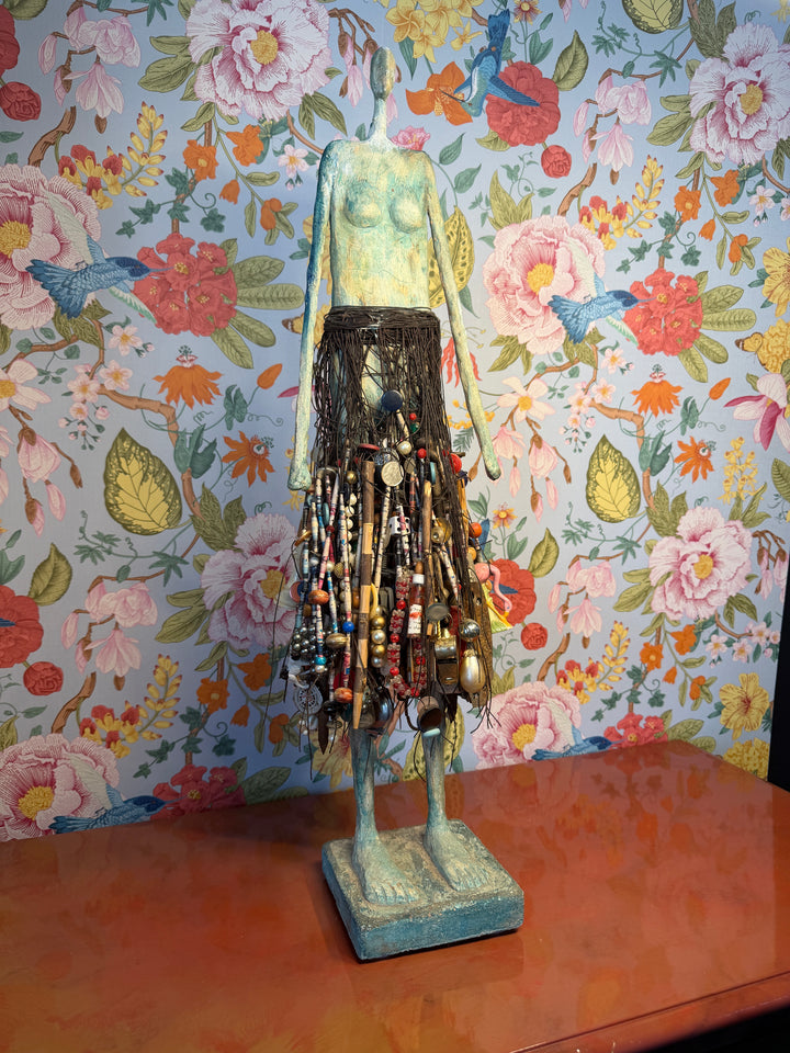 Standing Figure, Eco Warrior, by Ron Allen