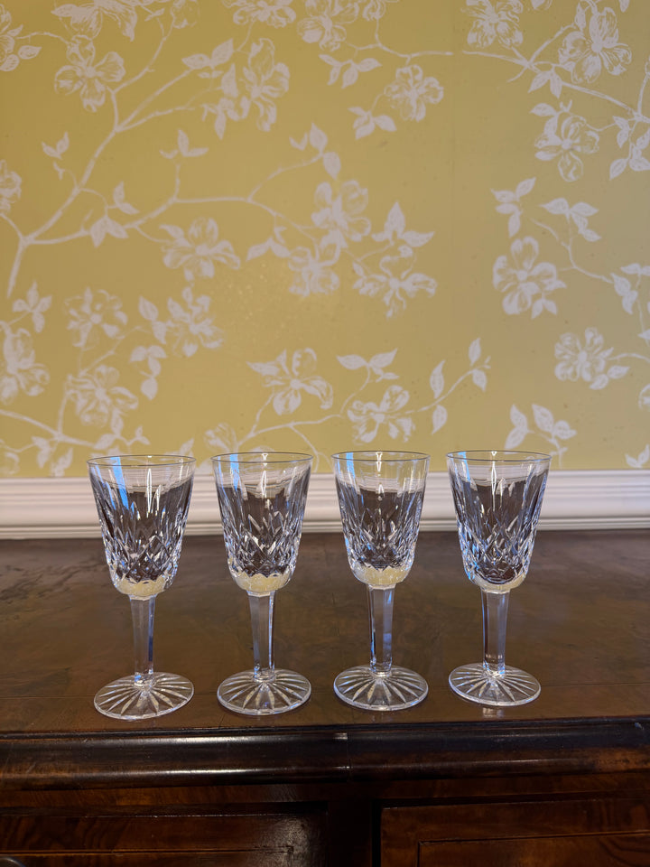 Waterford Lismore Sherry Glasses - Set of 4