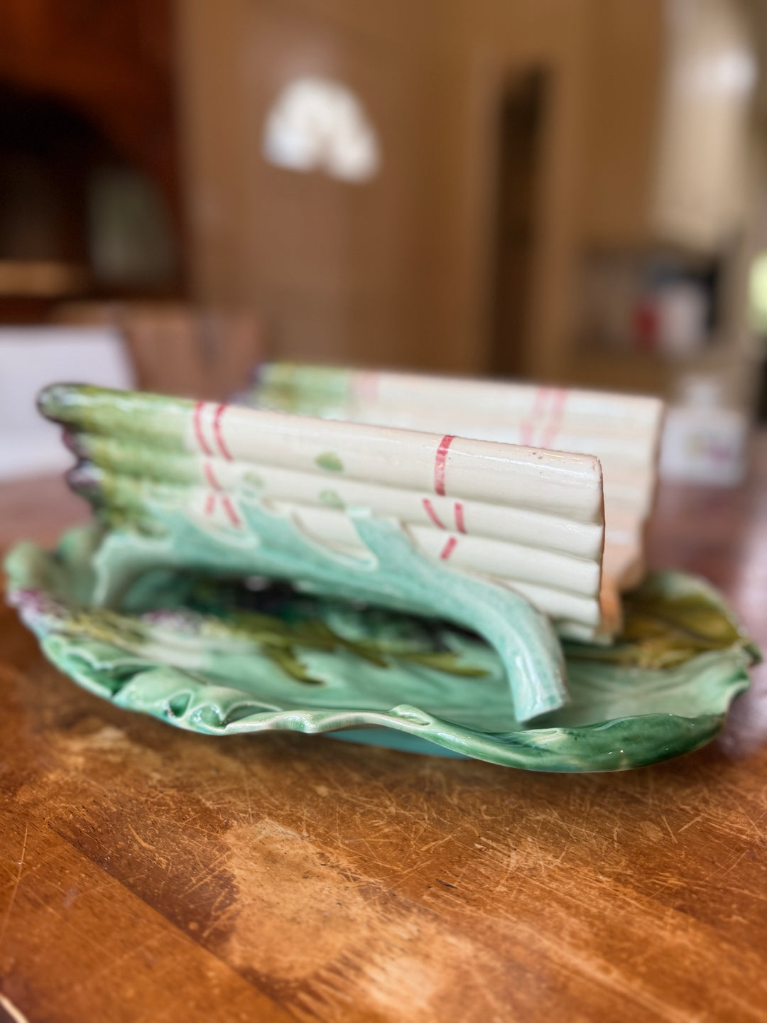 Antique French Majolica Serving Set