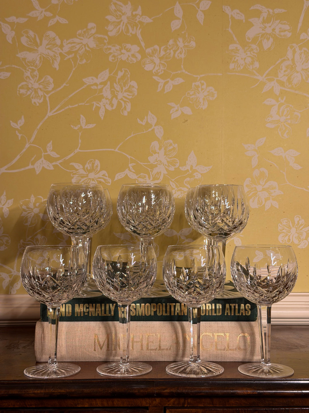 Waterford Balloon Wine Goblets - Set of 8