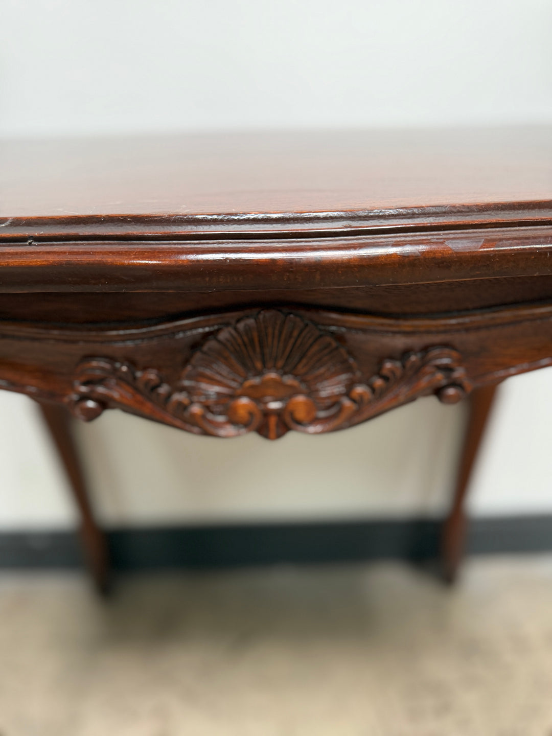 Antique French Provincial Carved Table