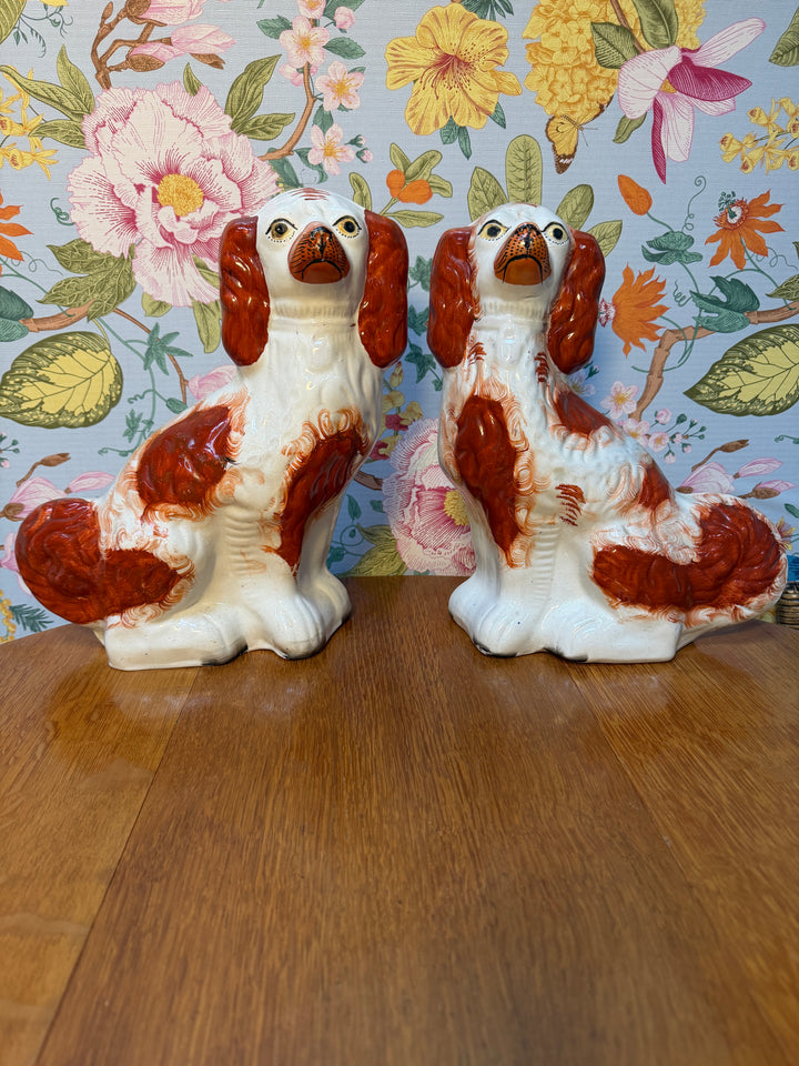 Pair of Antique Staffordshire Dogs