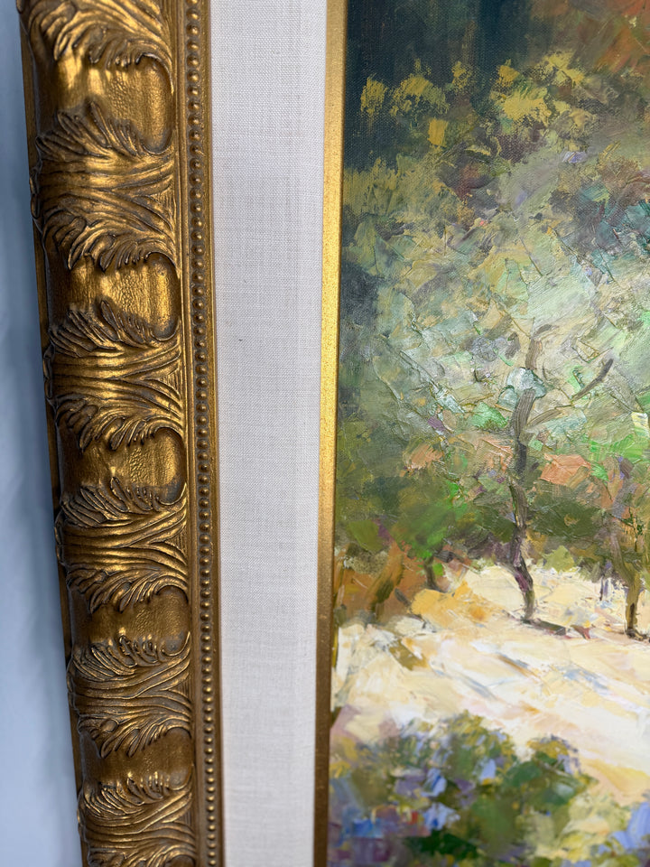 Original Oil Painting of Italian Countryside (Unsigned)