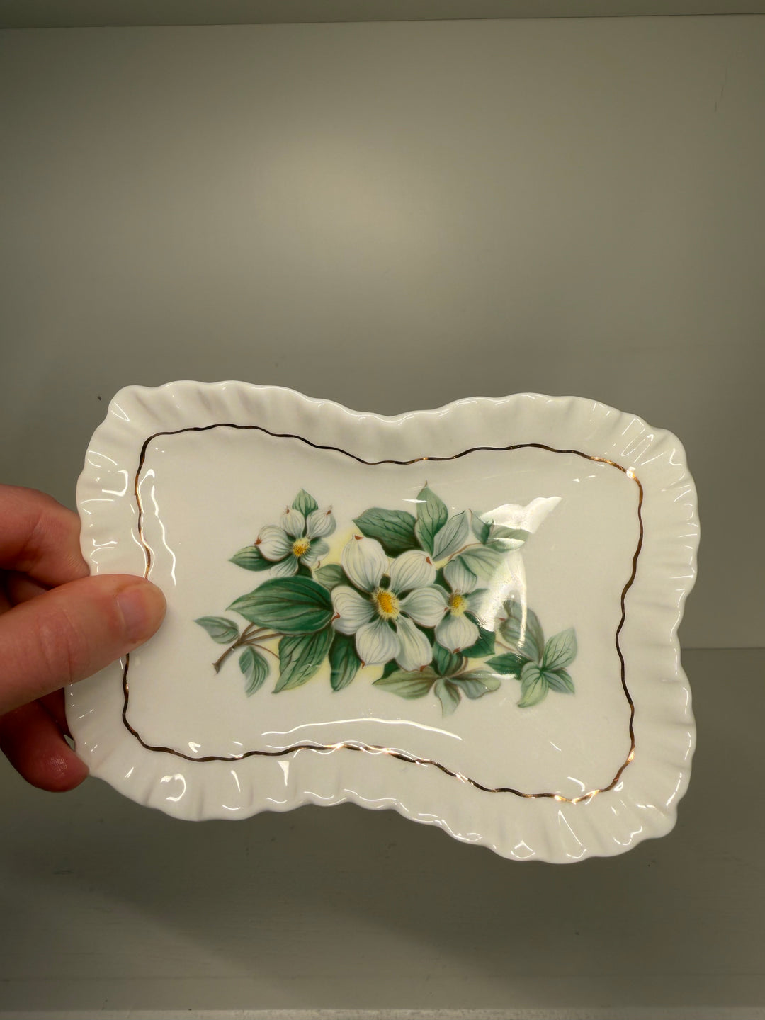 Canadian Provincial Flowers Dogwood, Royal Adderley Tray