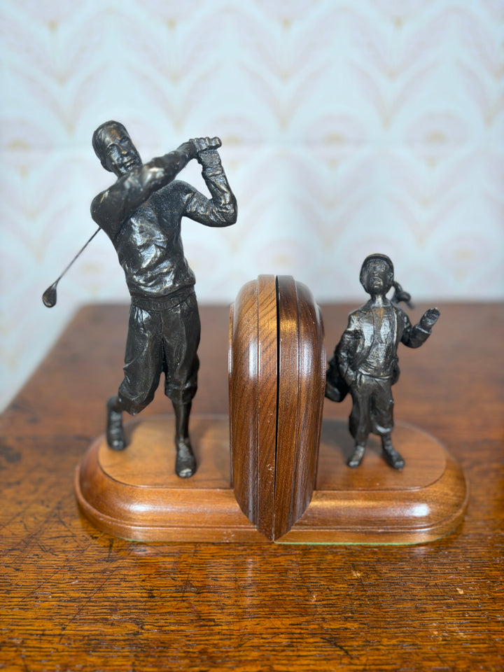Golfer Bookends
