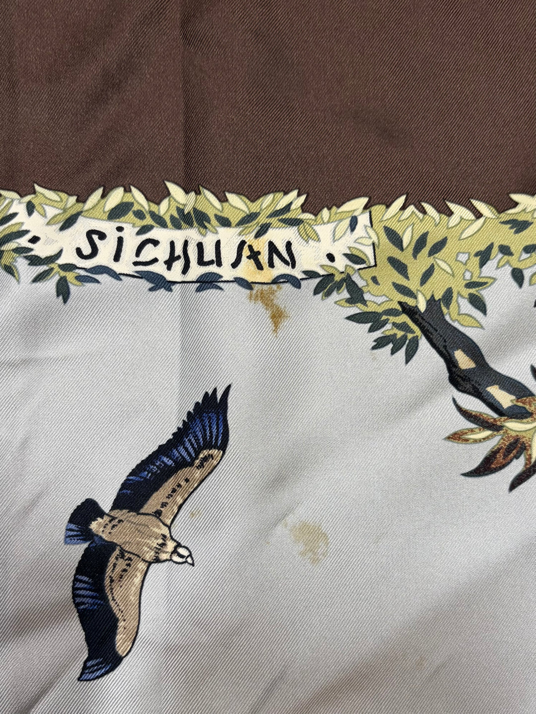 Vintage HERMÈS “Sichuan” Silk Scarf 90