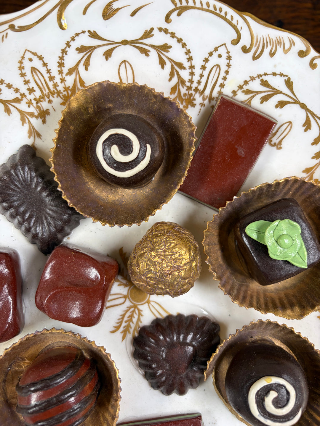 Handmade Art Chocolate Platter