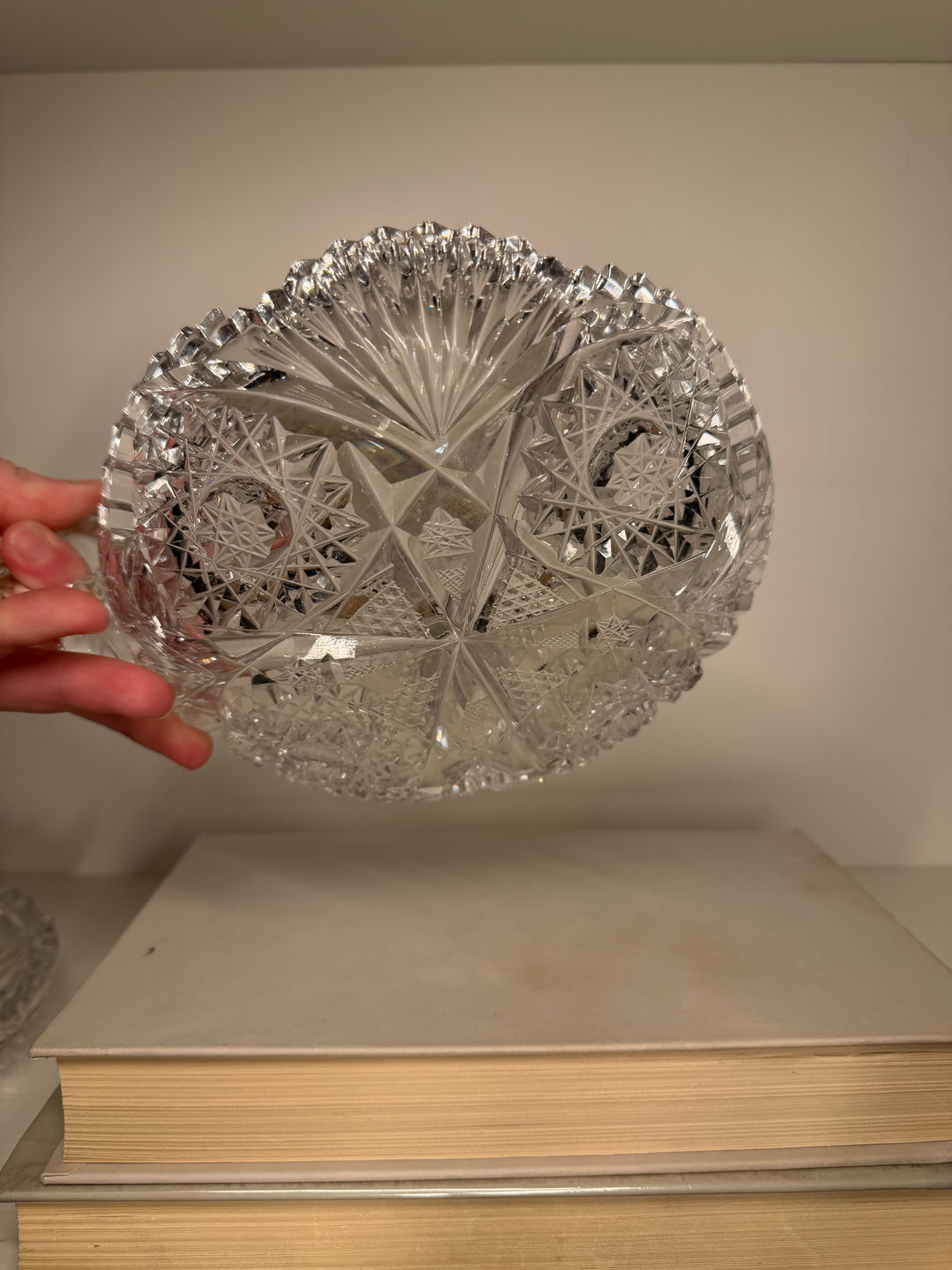 American Brilliant Cut Crystal Bowls - Set of 3
