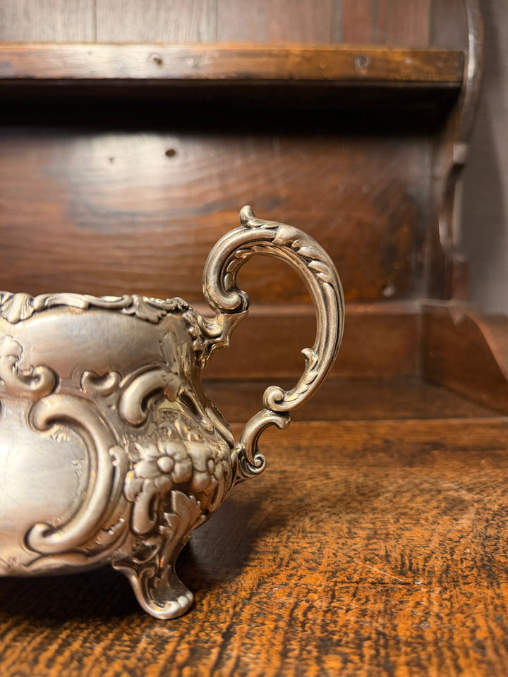 English Victorian Sterling Silver Tea & Coffee Service, Louis XV Pattern